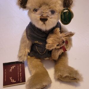 Ted E Bearington 100 Years Bear Fax Mohair Tags 1902-2002 Limited Edition Plush